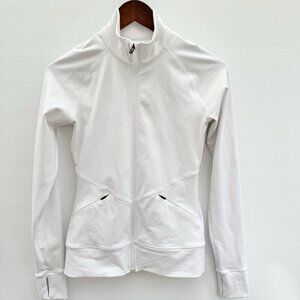 Lolë White Athletic Full Zip Jacket Size XS